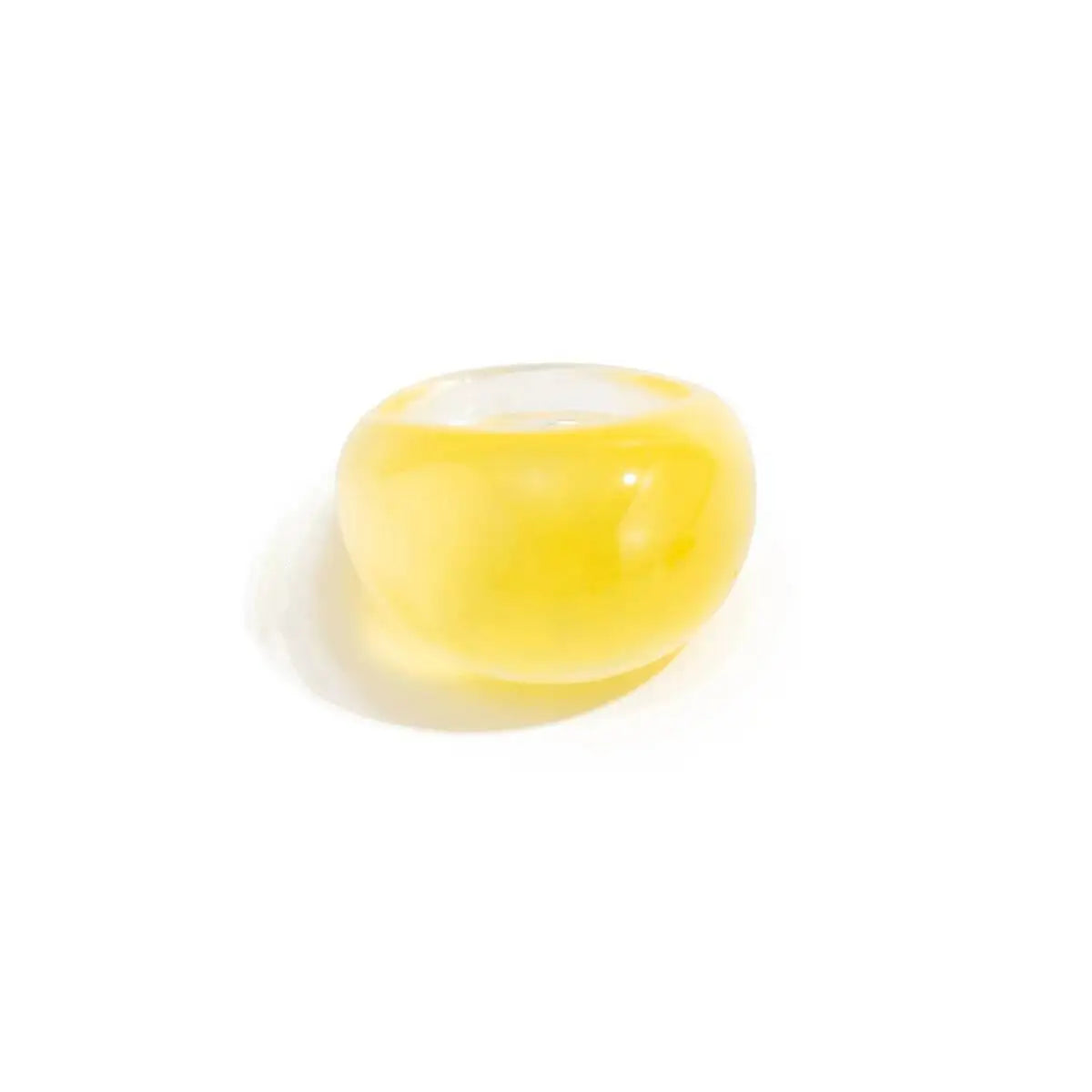 Y2K Chunky Resin Boho Ring – Wide Band Statement Fashion Ring for Women