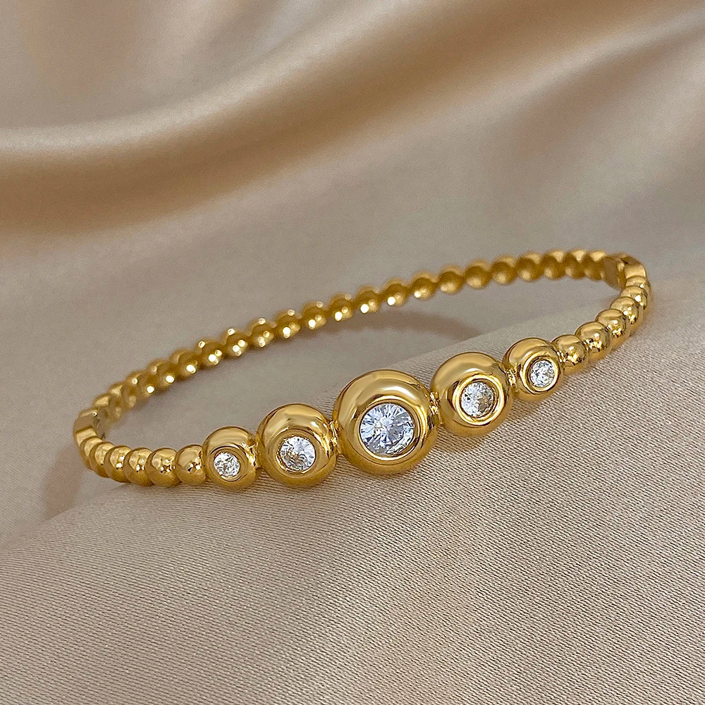 Unique Zircon Metal Beads