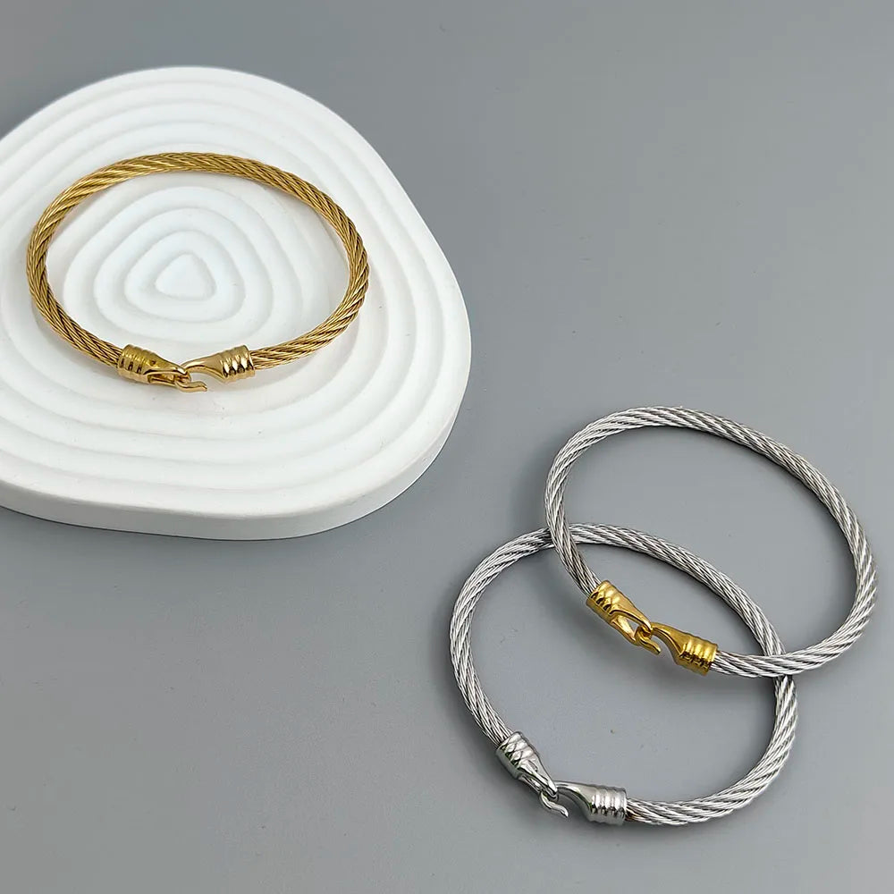 New steel wire button pattern horseshoe