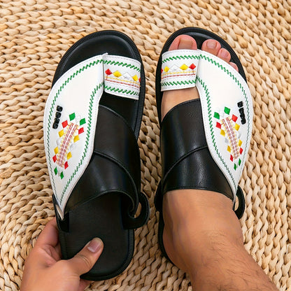 ليــوار صندل مطرّز